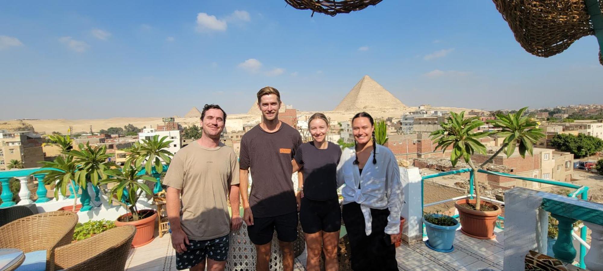 Pyramids Temple Guest House Kafret el-Gabal المظهر الخارجي الصورة