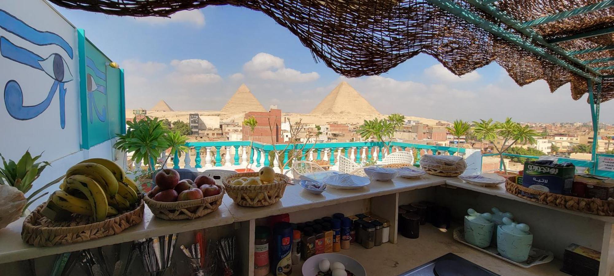 Pyramids Temple Guest House Kafret el-Gabal المظهر الخارجي الصورة